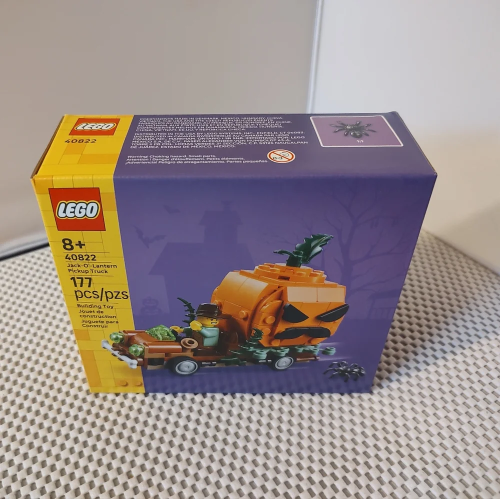 Lego 40822 Jack-o'-lantern Pickup Truck Building Toy Set Halloween NWT